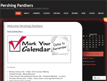 Tablet Screenshot of pershingrocks.com